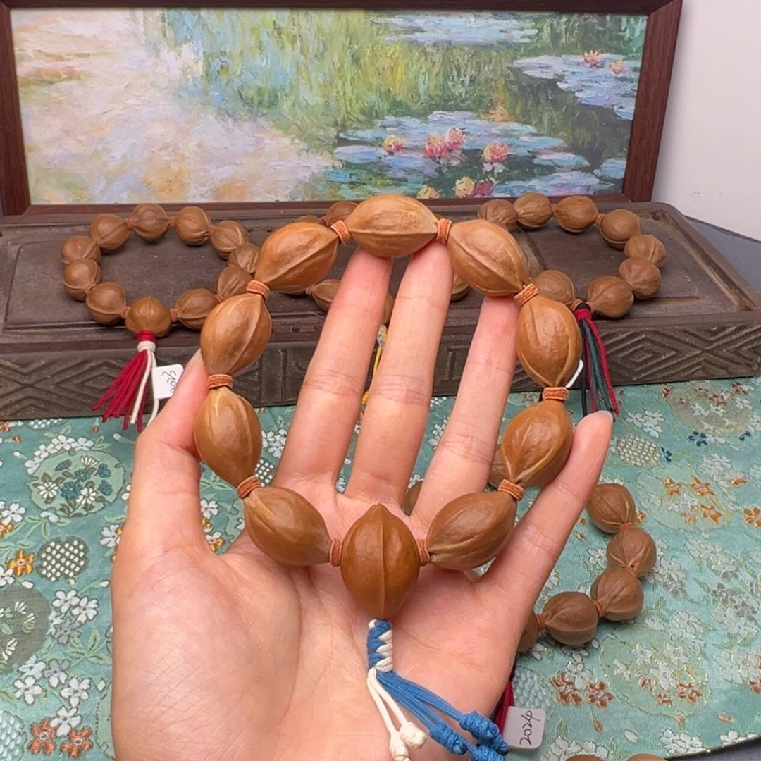 慢***慢手串/手链橄榄核梅林铁核老树铁核1727+三通
