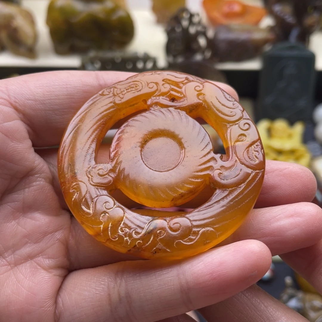 未镶嵌蛇纹石玉颈饰37