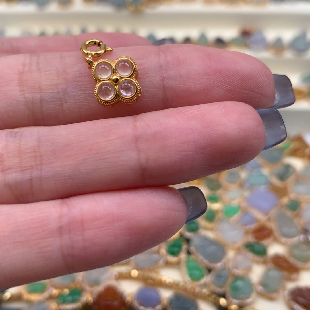 翡翠银S925镶嵌颈饰