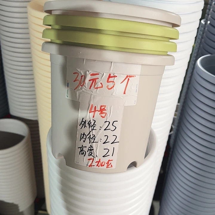 四季4#口径25灰白8个无托