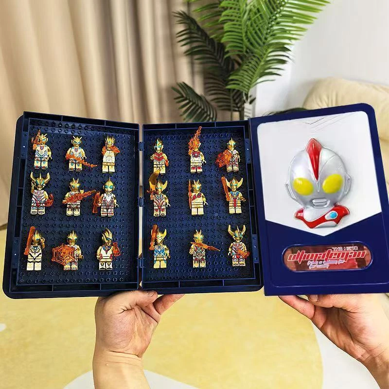 【精美礼盒】2025新款兼容乐高奥特曼积木3D立体拼装积木书益智玩具