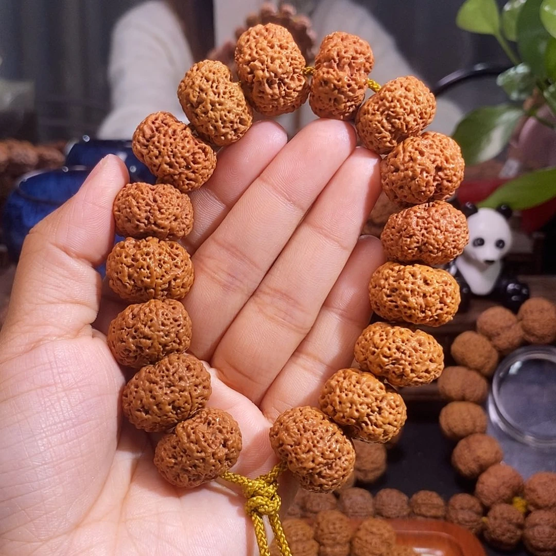 金刚菩提手串夹板菠萝蜜21mm