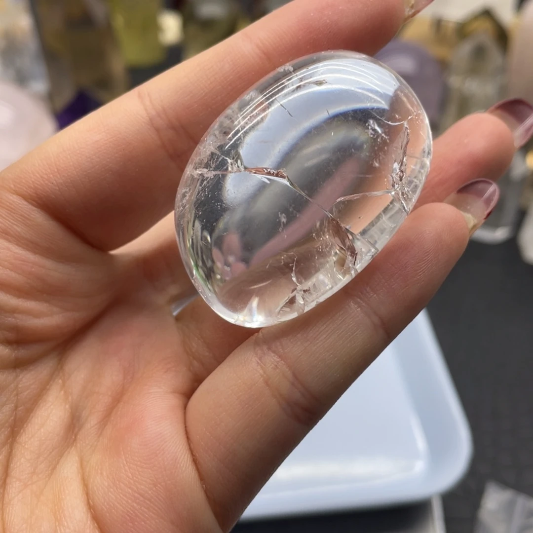 水晶19未镶嵌i**s白水晶手握