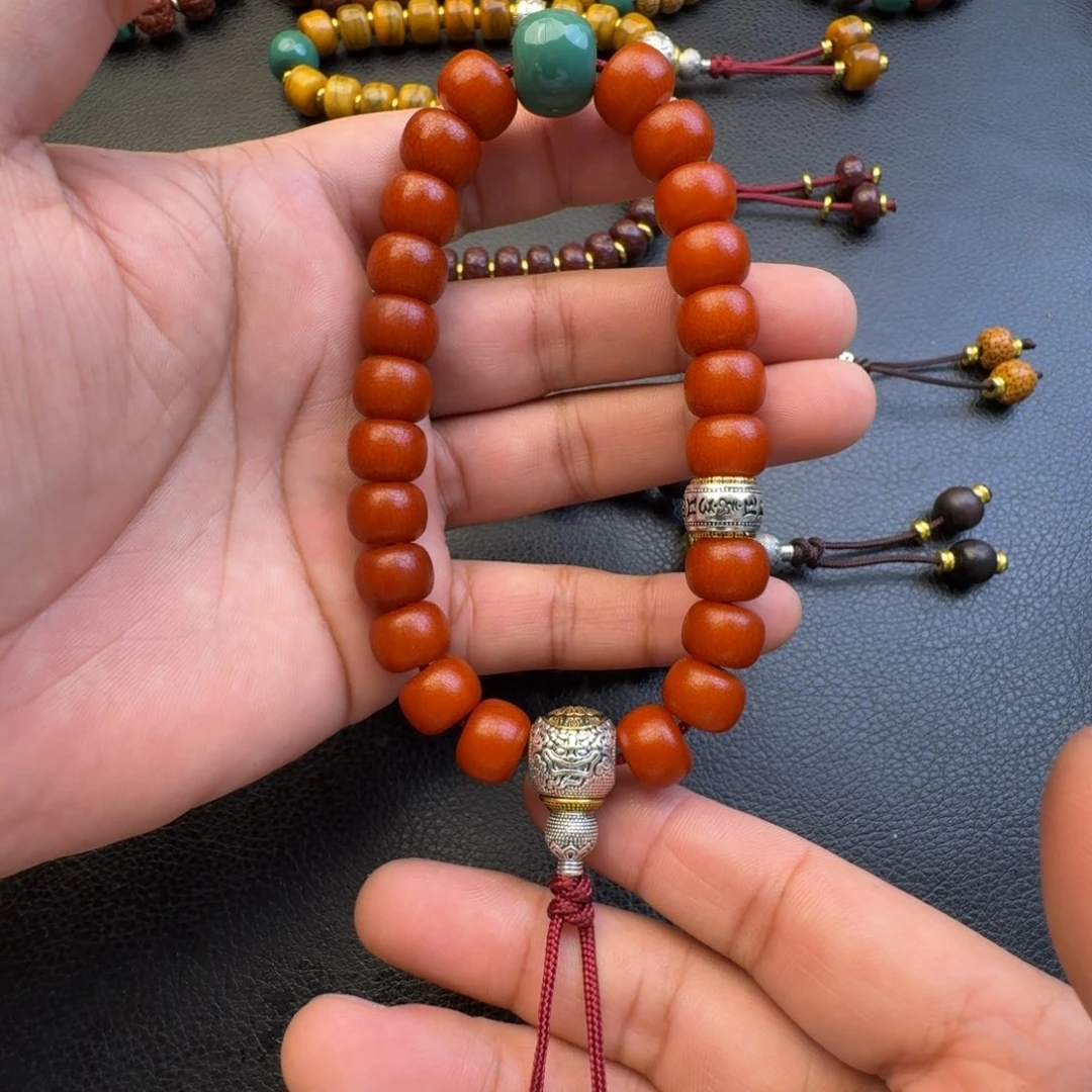 陕***店香榧木菩提根手持