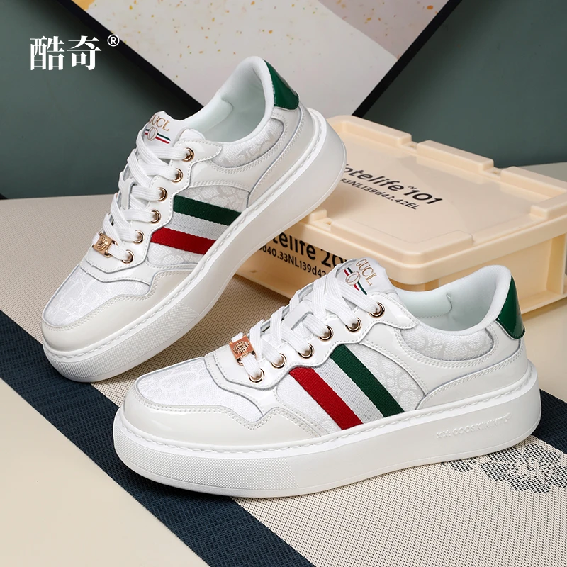 【酷奇经典】小白鞋春季新款潮流轻奢时尚百搭女士鞋子休闲鞋