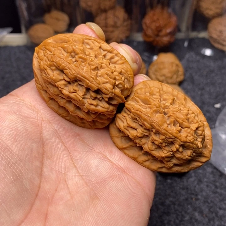 吊坠文玩核桃40蓟县虎头王