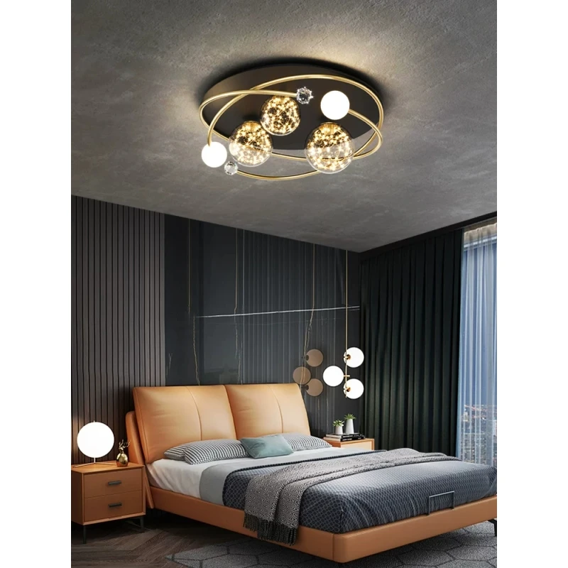 卧室灯2025年新款主卧现代简约创意满天星灯具温馨浪漫房间吸顶灯