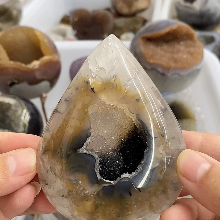 紫晶珠宝半成品未镶嵌