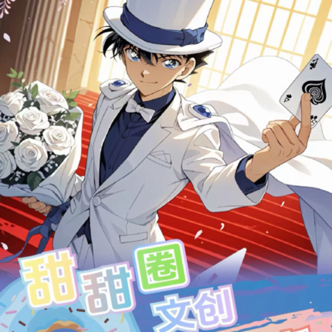 【多玩法】甜甜圈文创-名侦探柯南A6色纸系列收藏卡牌