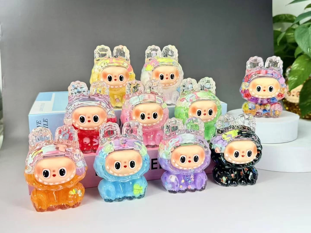 【流沙拉布布】高级感车载马卡龙造型公仔房间摆件饰品