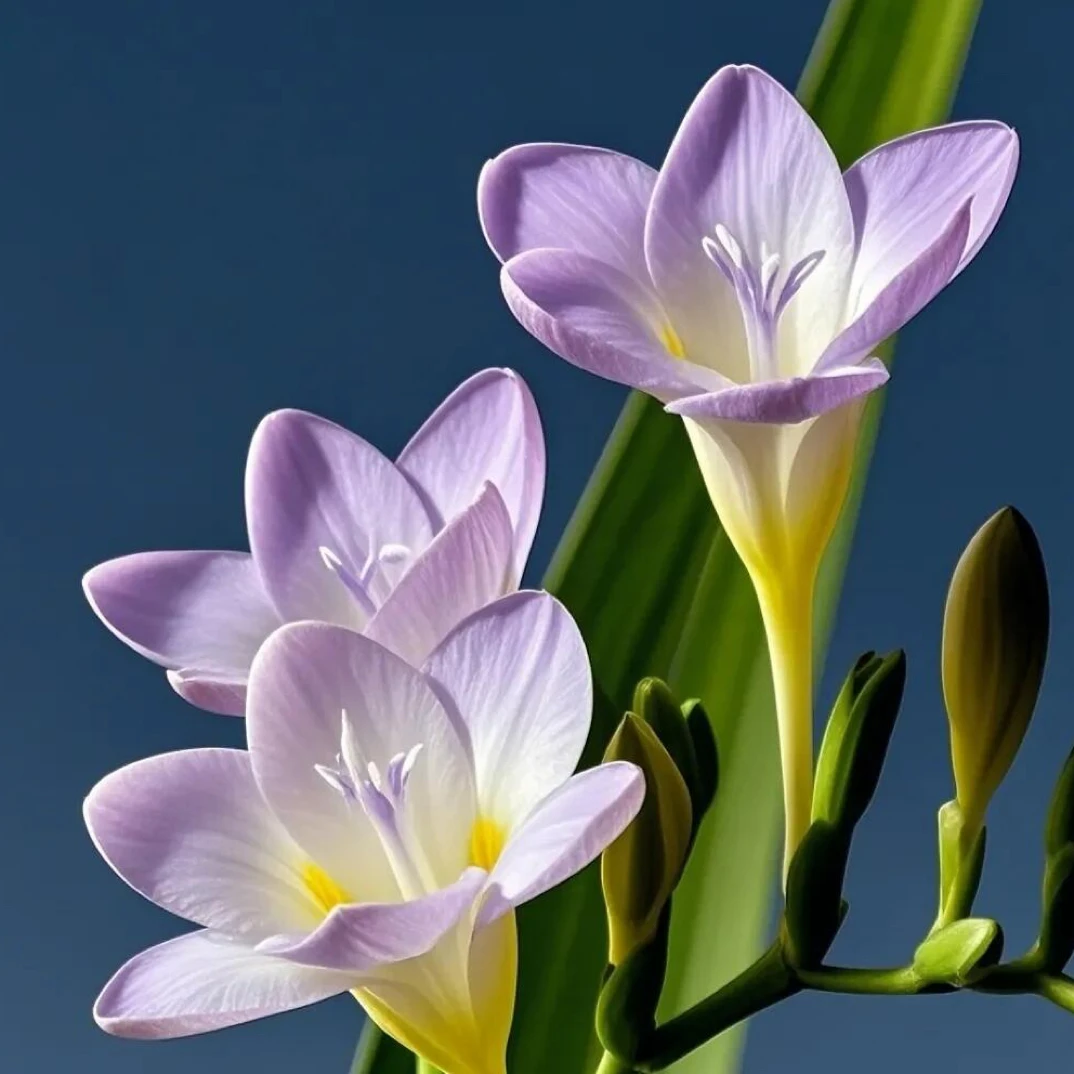 单瓣浅紫香雪兰小苍兰种球多年生盆栽球根大直径在1-2cm 10球