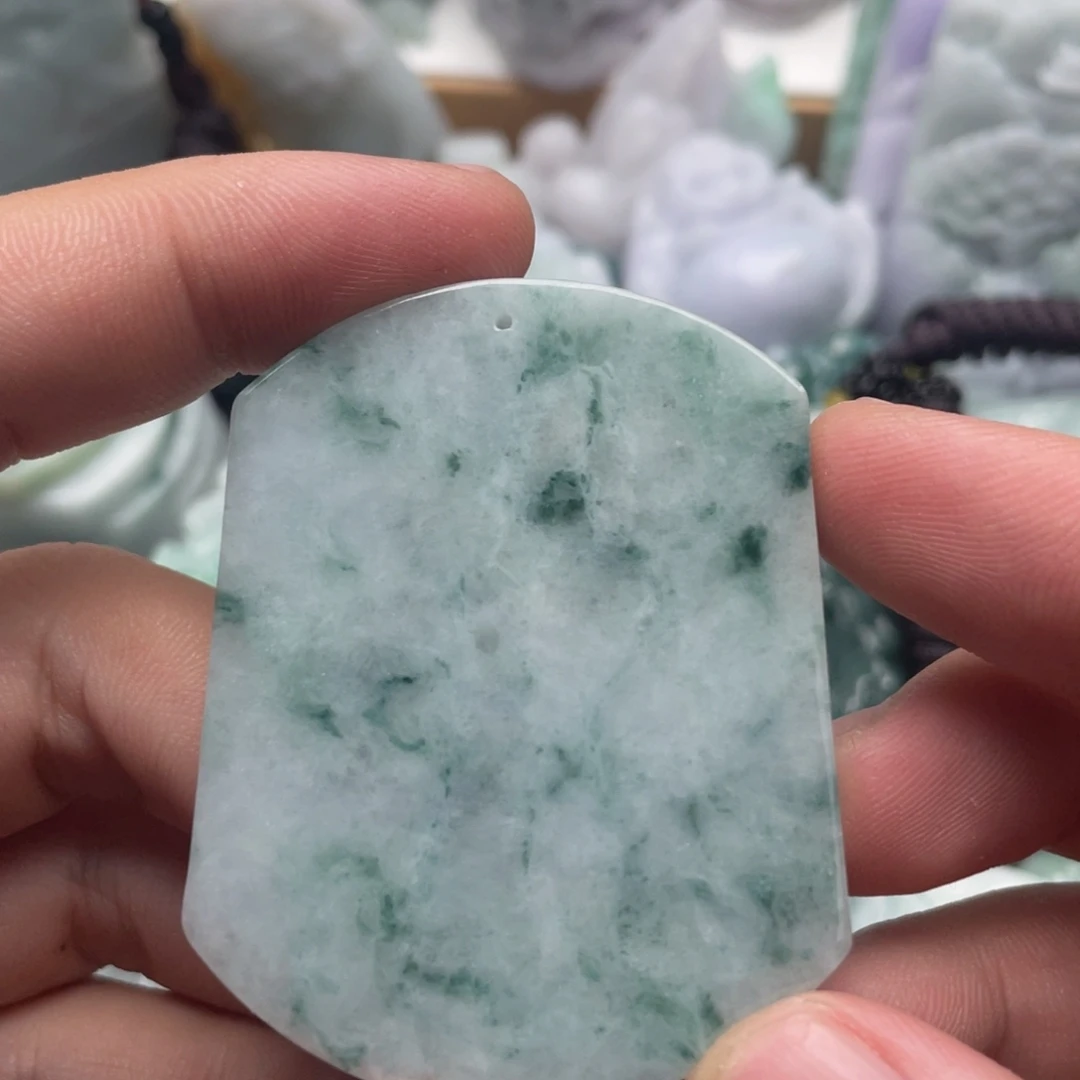 气***息翡翠未镶嵌吊坠(不含链)