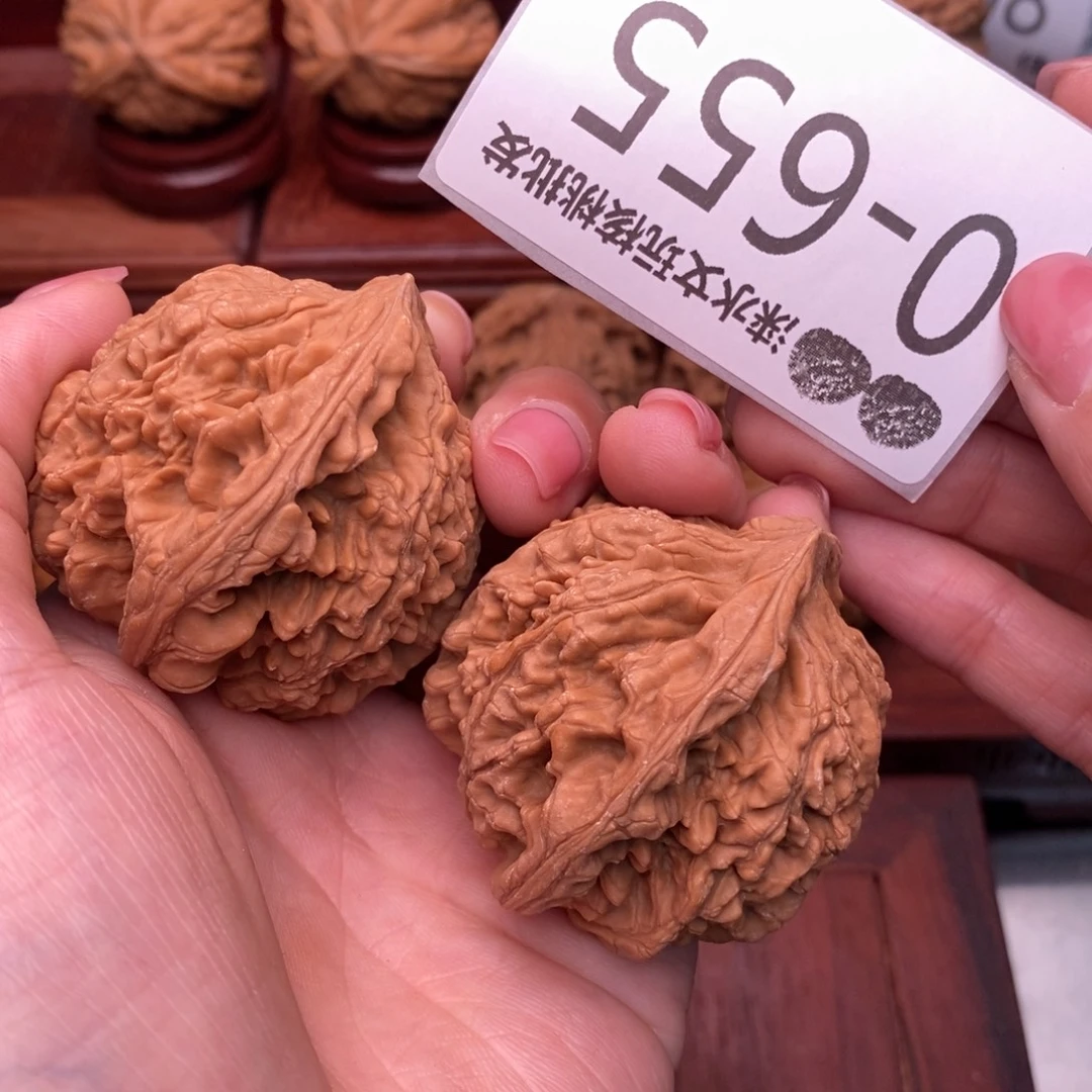 文玩核桃把件50官帽