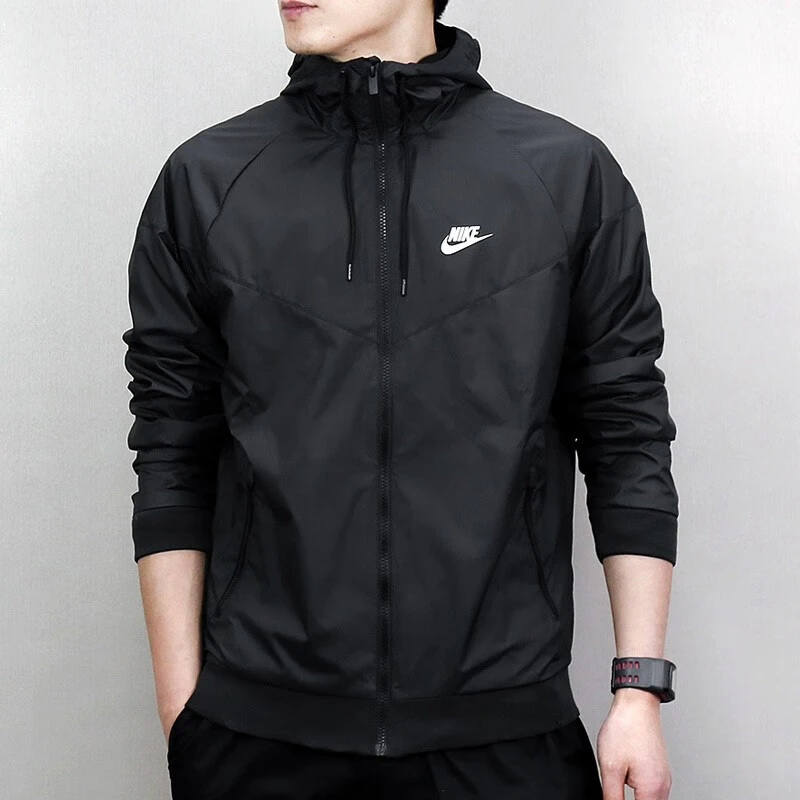 NIKE/耐克男装夹克25夏新款休闲运动服新派简约跑步训练防风外套