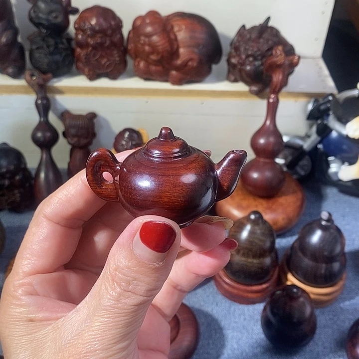 非洲紫檀（红花梨）把把壶