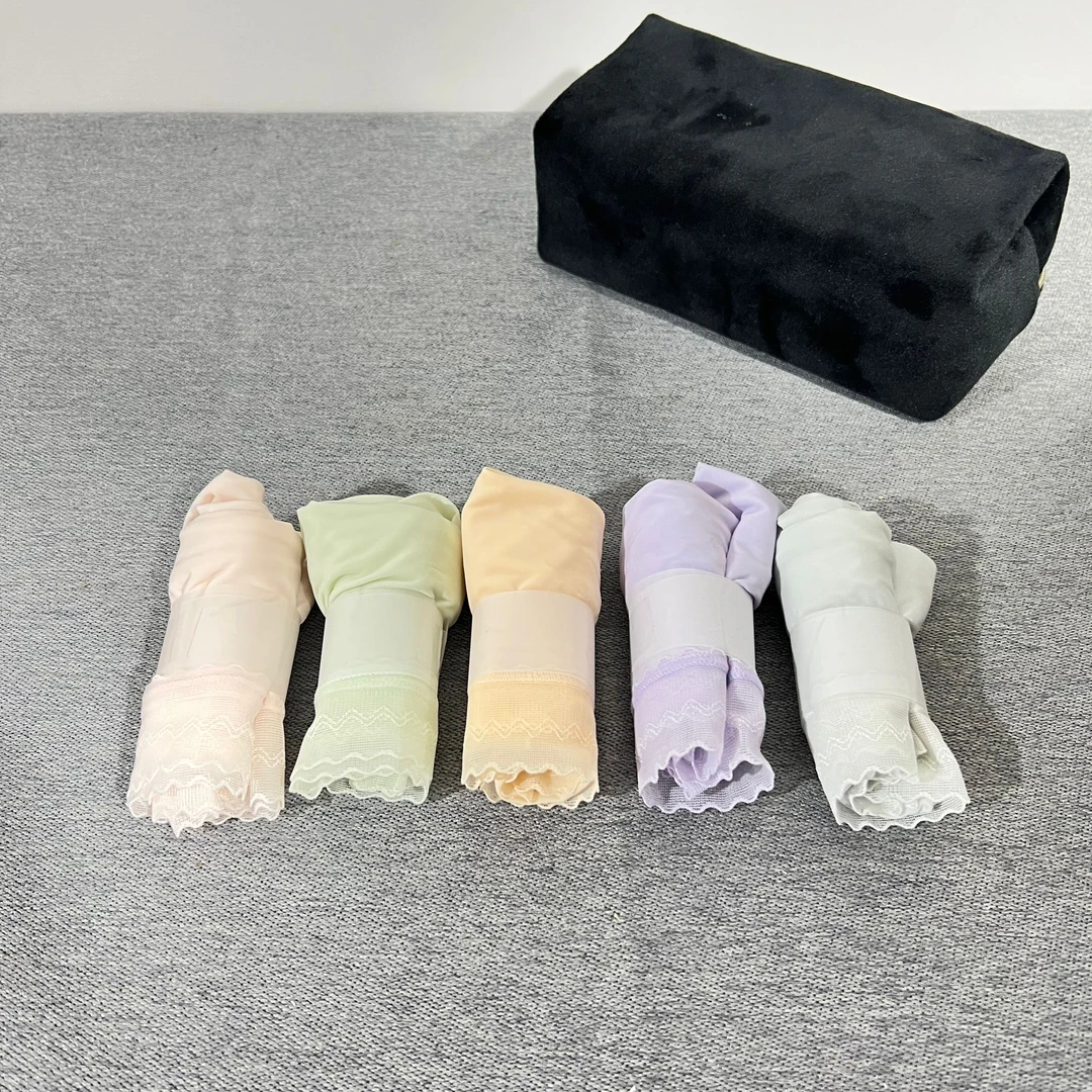 1-206XL 女士桑蚕丝内裤120-160斤 XL码5条/盒