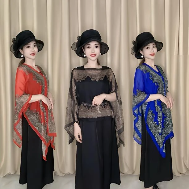 【腰果花披肩】时尚百搭多用披肩旅游休闲搭配遮阳防晒女士薄款披肩