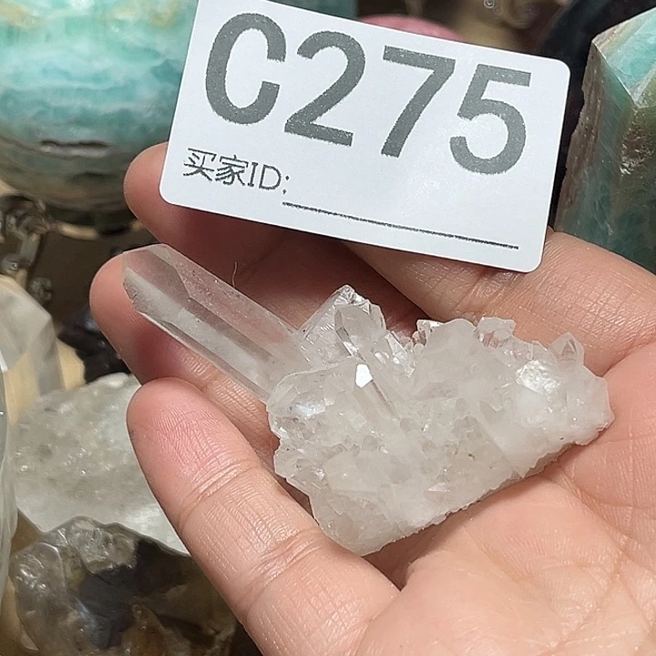北***e未镶嵌珠宝半成品水晶默认微瑕