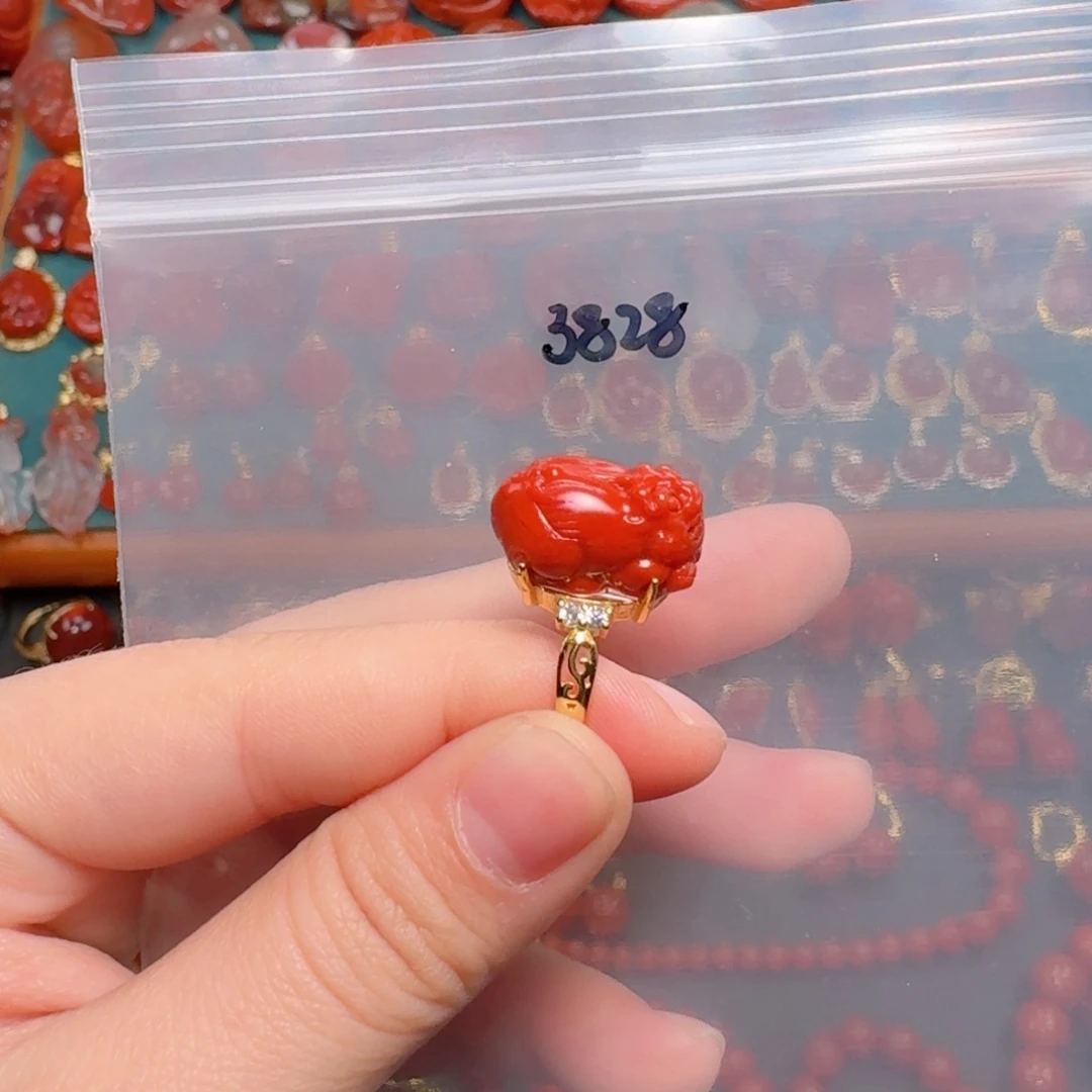 南红玛瑙南红12+银S925镶嵌