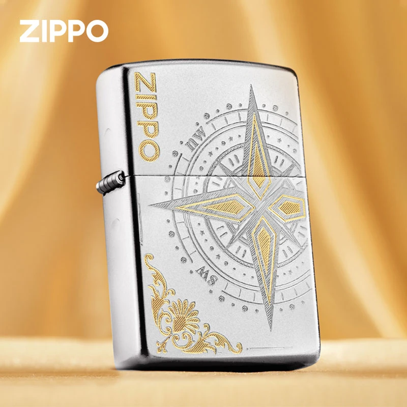 ZIPPO/之宝打火机正版爱情指南针可刻字送男士七夕情人节礼物DYJ1