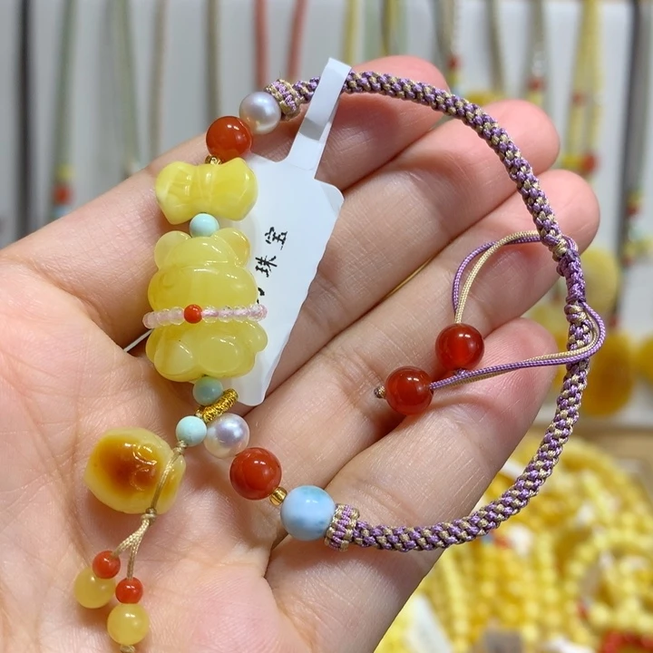 手链蜜蜡未镶嵌手绳