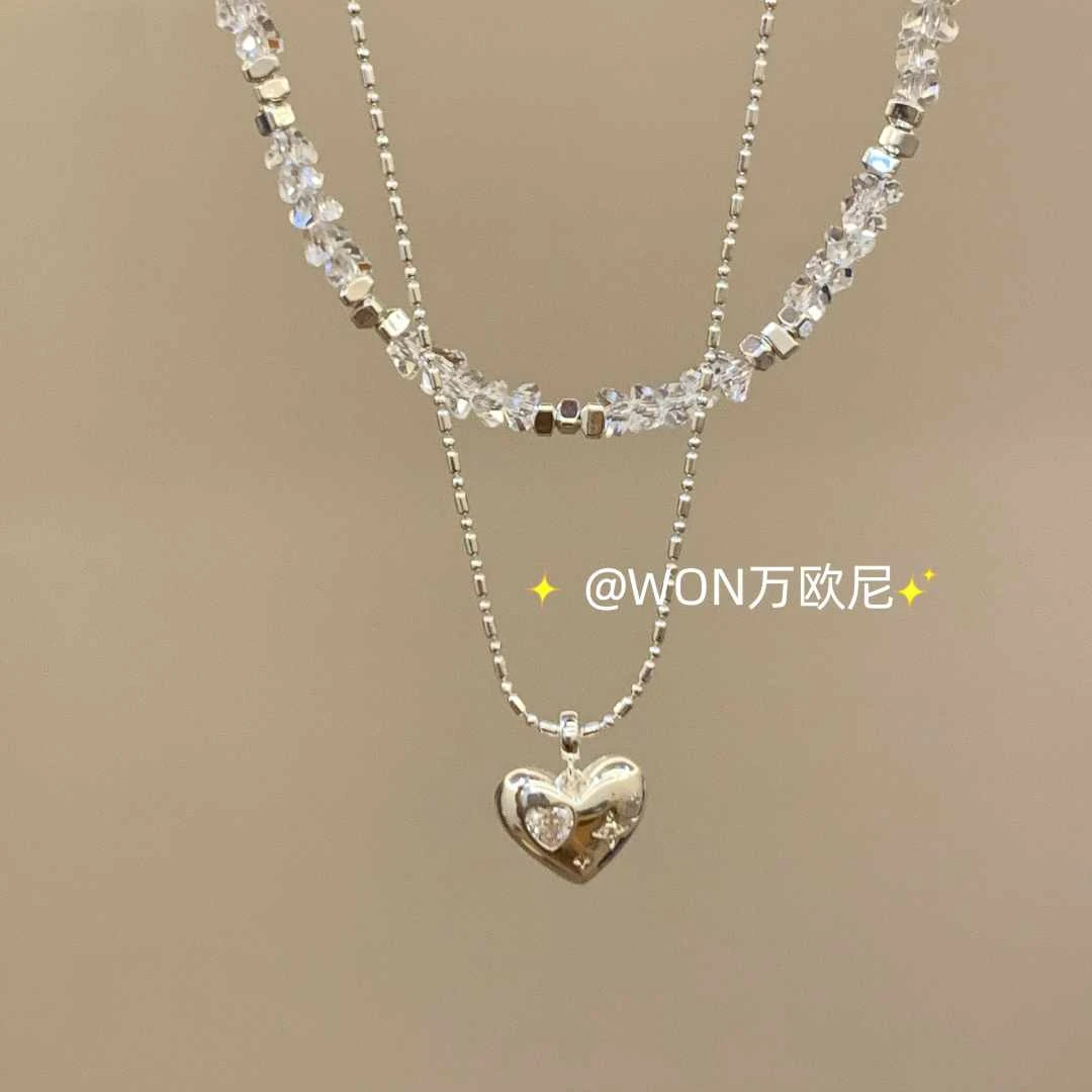 CHANGE x 叠戴~白晶晶皮诺曹项链重工新款 X759