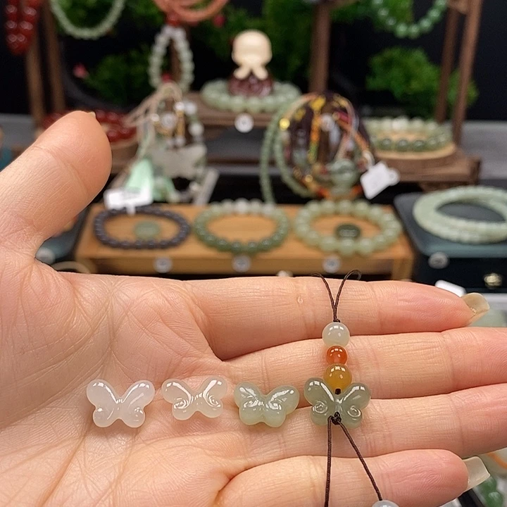 和田玉未镶嵌手机链