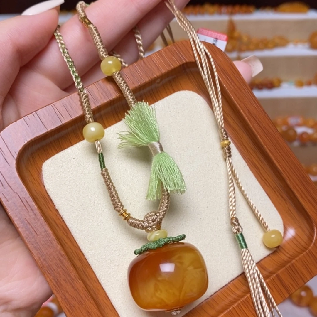 【闪购商品】未镶嵌颈饰蜜蜡项链