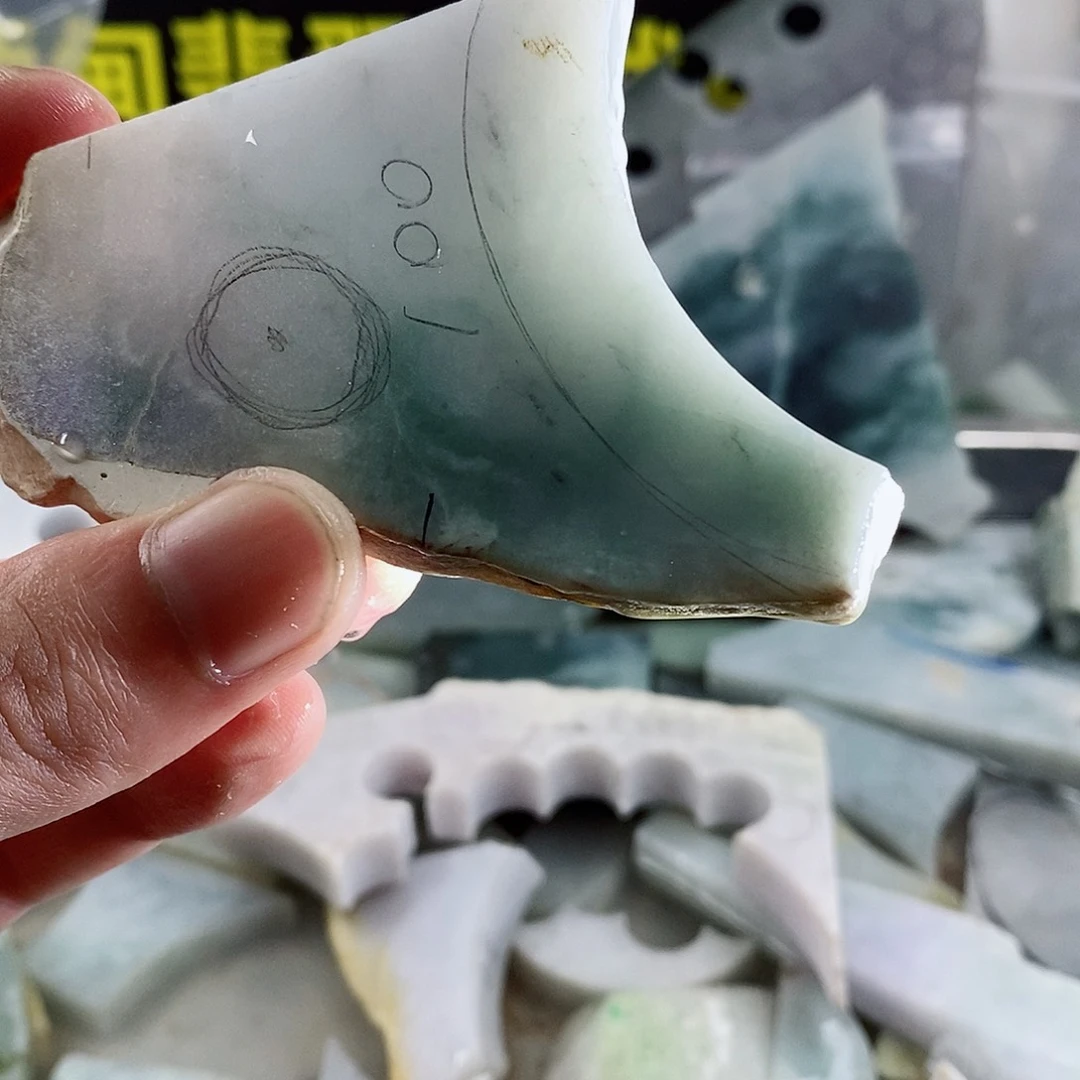 散珠翡翠天然缅甸翡翠a货19