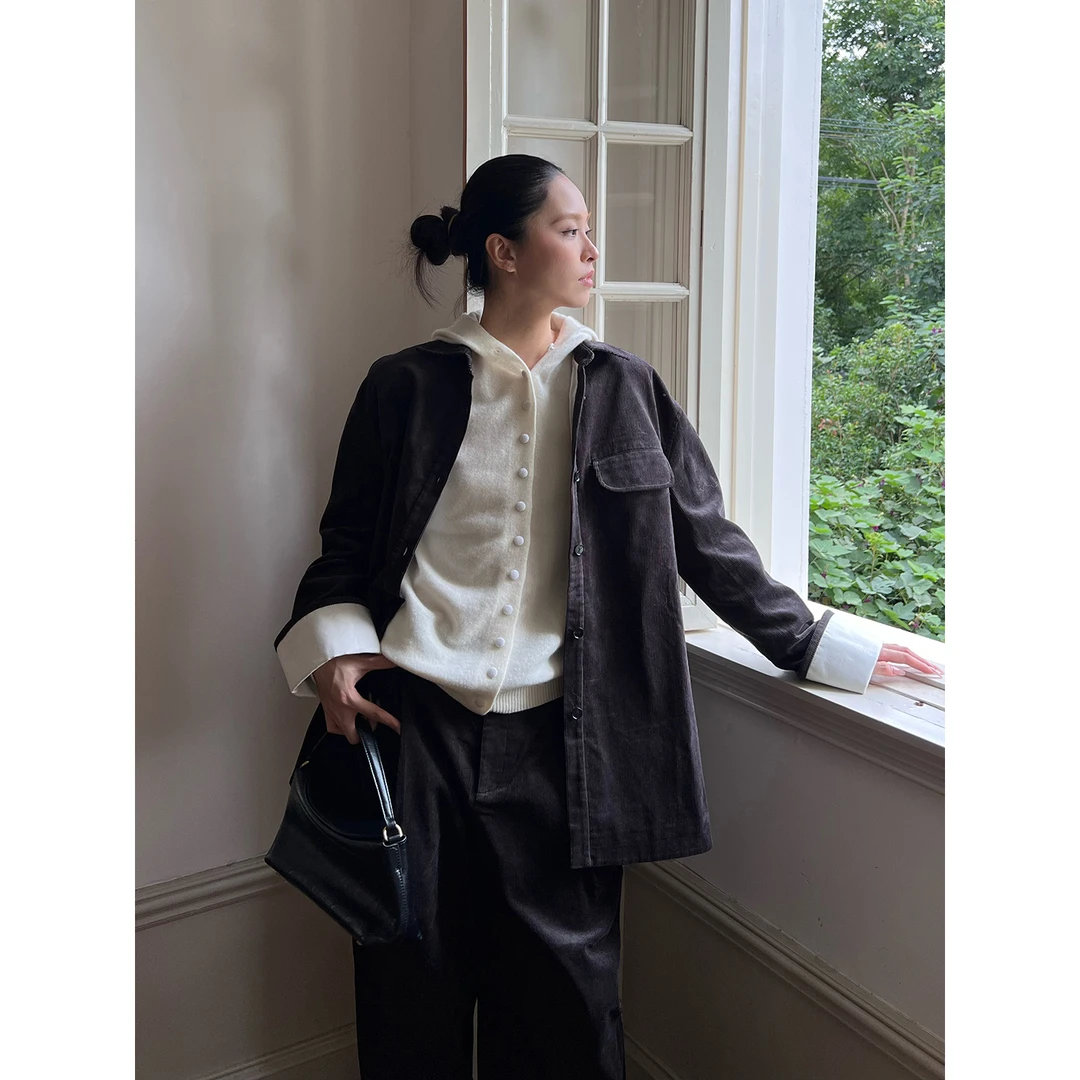 YOEYYOU 设计师品牌 25秋冬新品 袖口拼接廓形衬衫 SOLSOL买手店