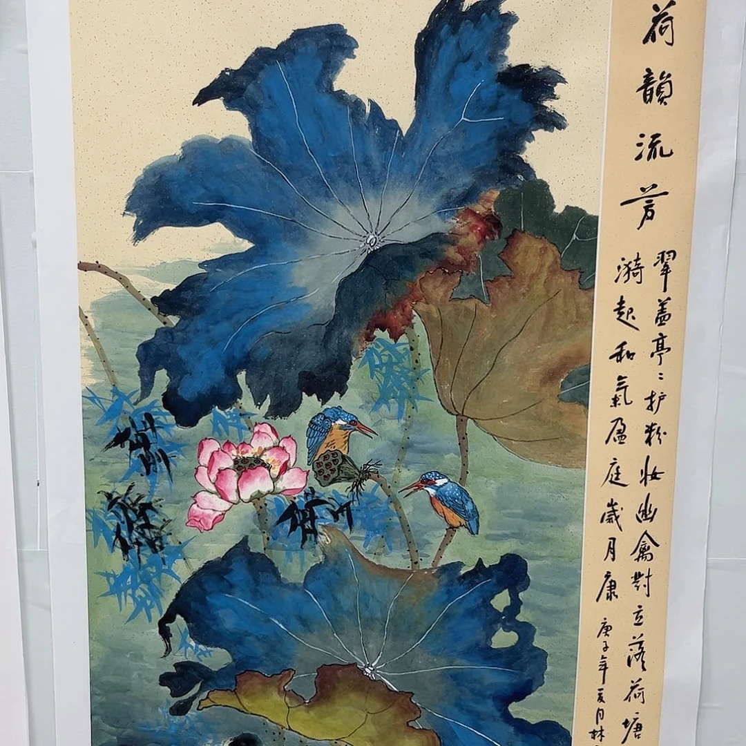 国画纯手绘宣纸国画作品