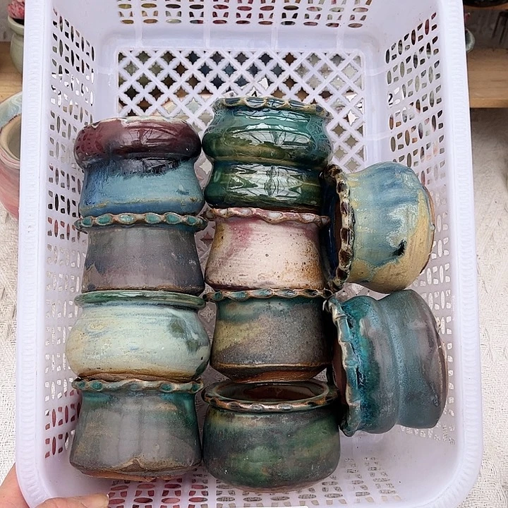 红陶陶瓷花盆835