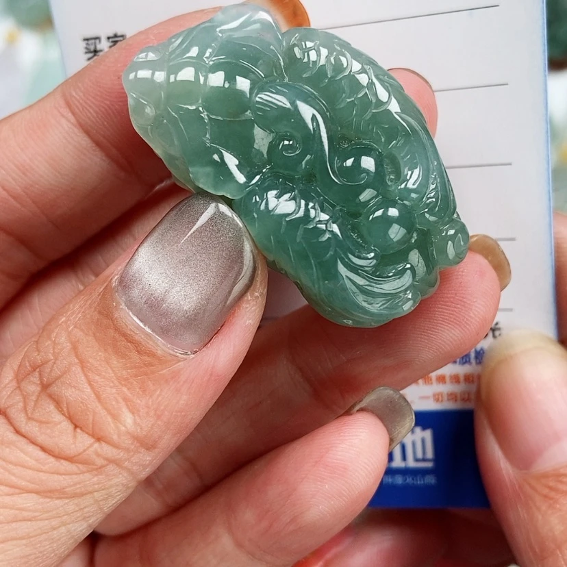 【闪购商品】翡翠颈饰未镶嵌貔貅