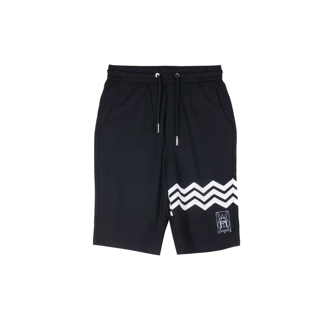 F&M夏季新款男士休闲印花运动抽绳百搭短裤