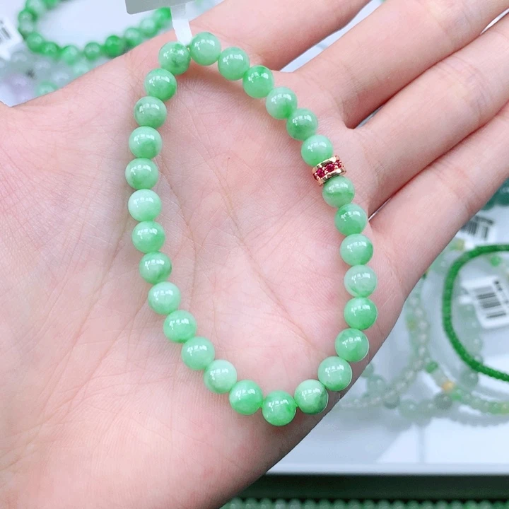 未镶嵌手链翡翠翡翠