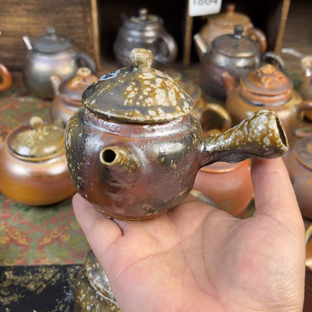 杯零**贰柴烧茶器主人侧把