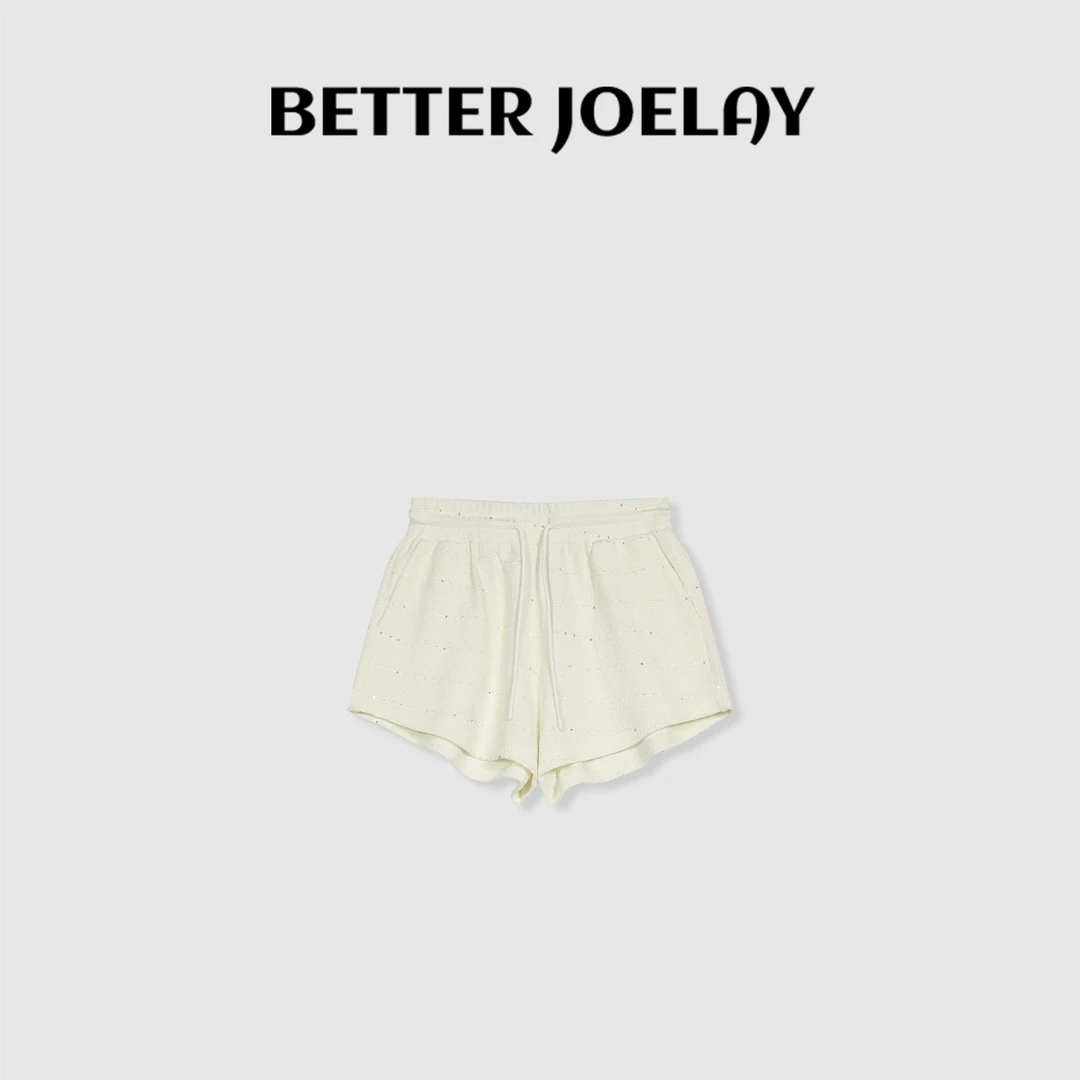 BETTER JOELAY-【芍药娇容】高端短裤宽松简约休闲短裤ZZ3871