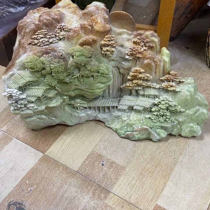 葫***神有机玻璃天然岫岩玉