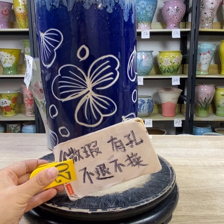 景德镇高温陶瓷花盆