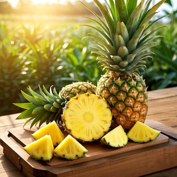 海南原产地金钻爆浆凤梨1颗/3颗/5颗装顺丰包邮