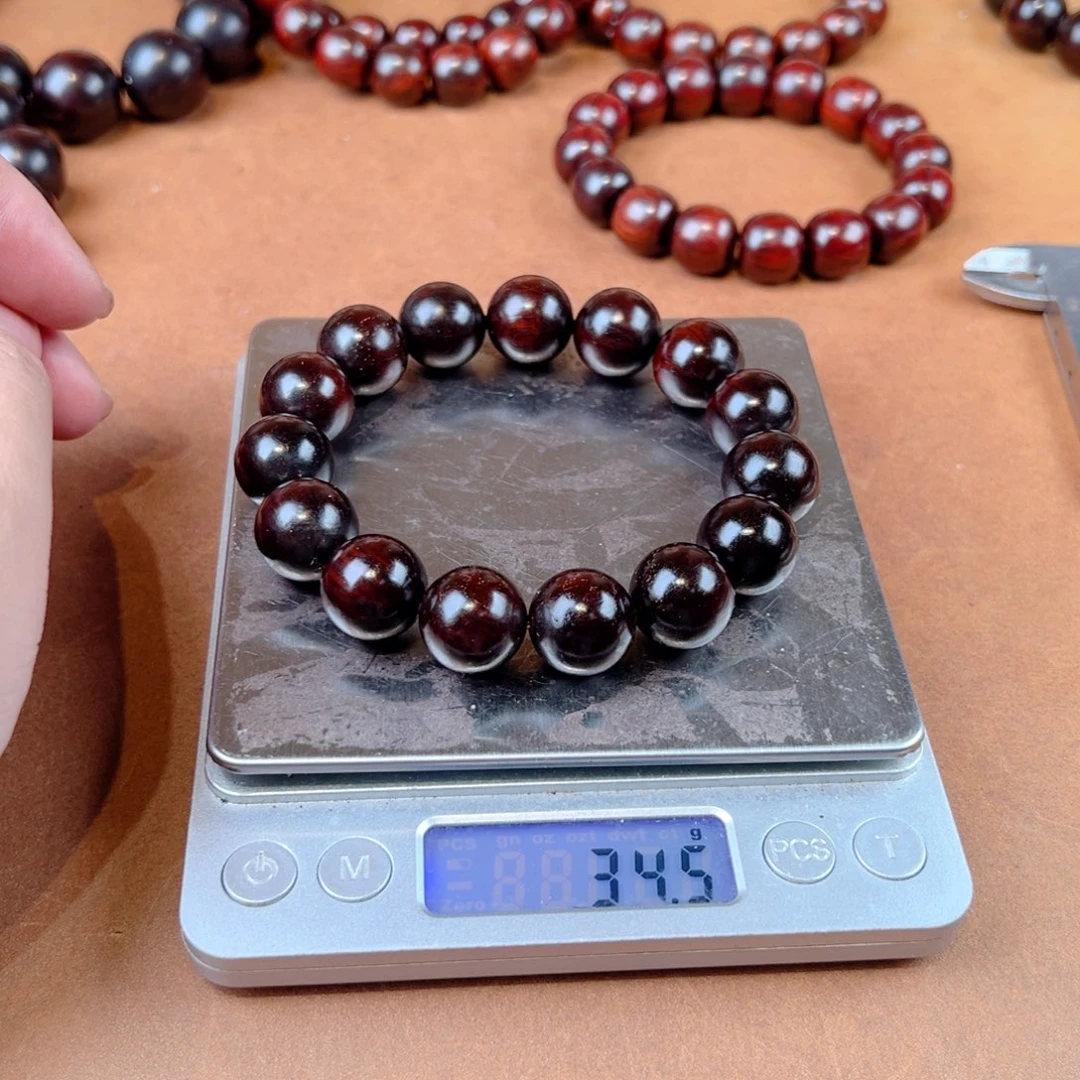 小叶紫檀手串/手链15小满星微瑕