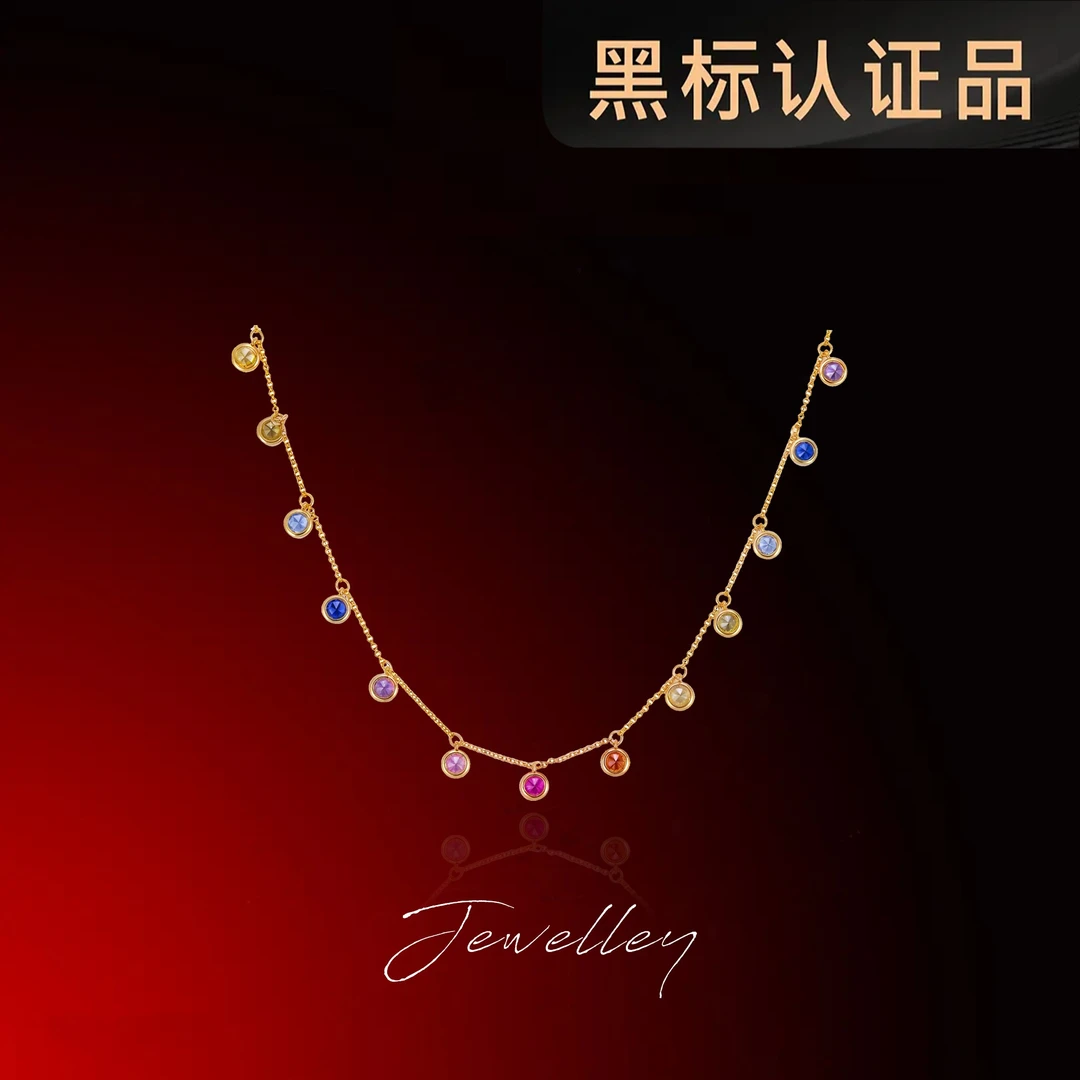 OuQ镀k金精致轻奢气质小众项链首饰女款ZX160330