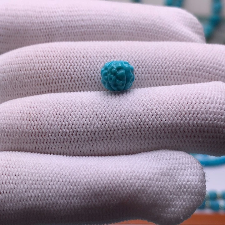 绿松石未镶嵌珠宝奇石8.7mm