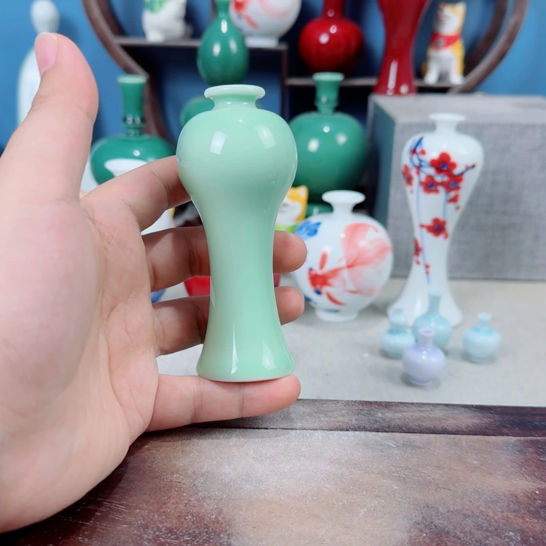 陶瓷手工小花器摆件