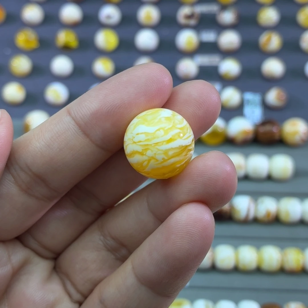 琥珀未镶嵌裸石16➕虎皮纹