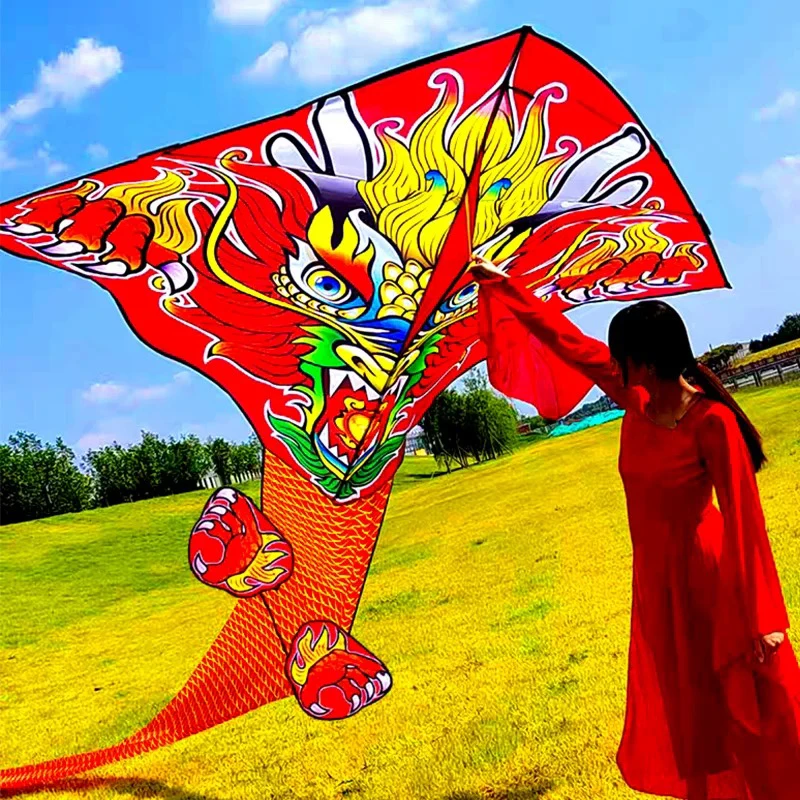【25米大号中国龙】大威天龙潍坊风筝成人户外运动新年喜庆