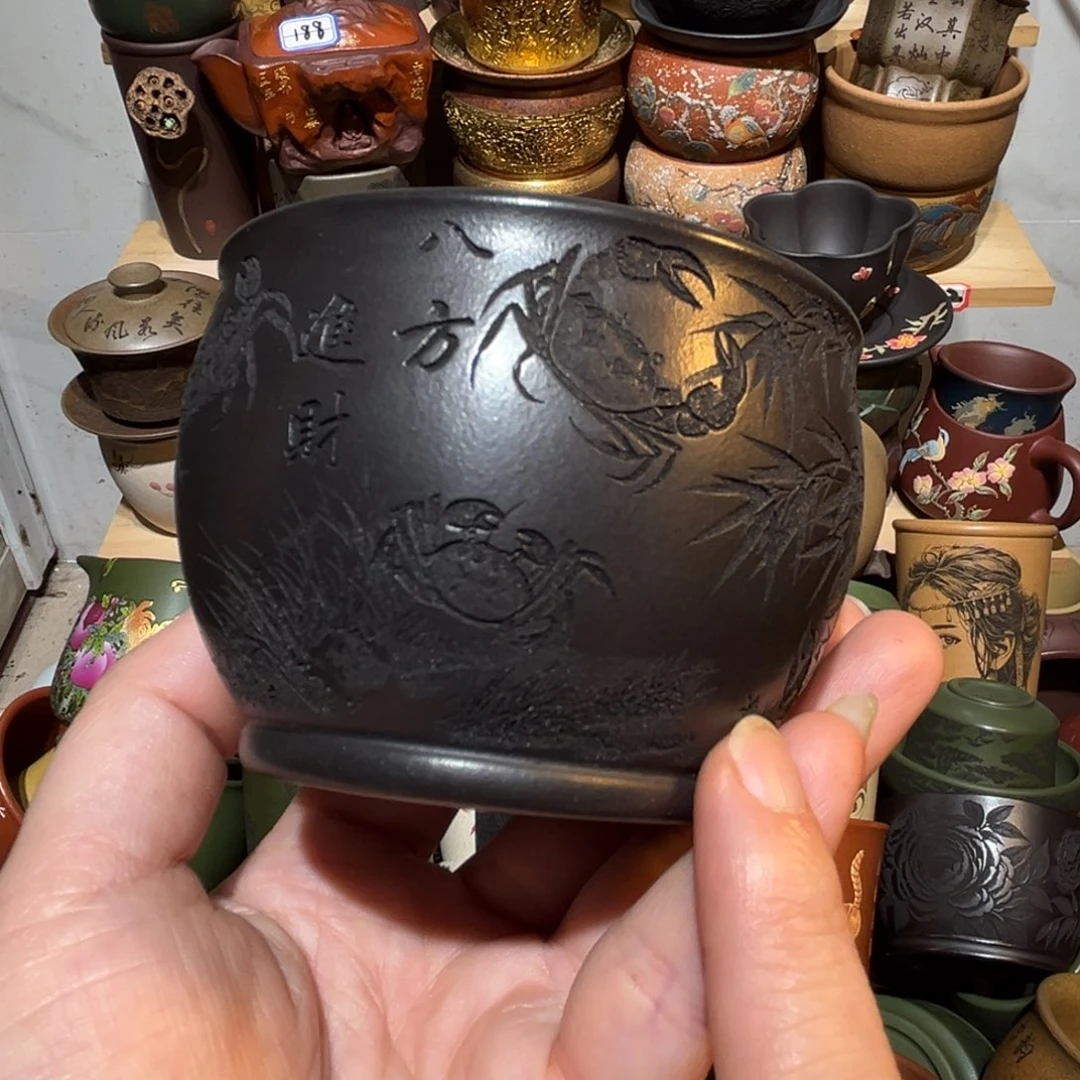 茶杯紫砂宜兴紫砂主人杯