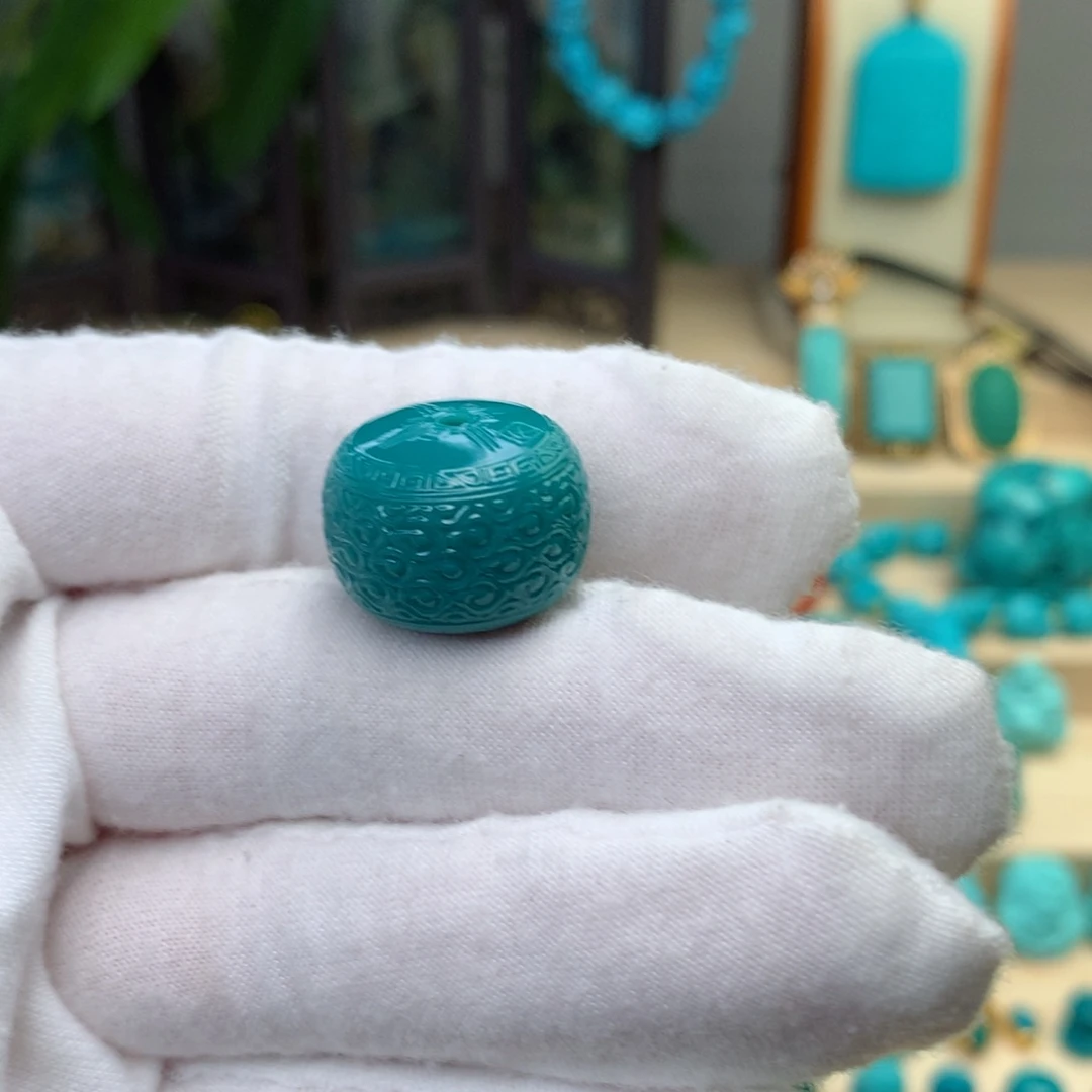 绿松石珠宝半成品未镶嵌