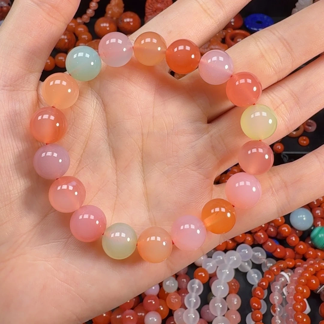 玛瑙/玉髓未镶嵌多宝11mm