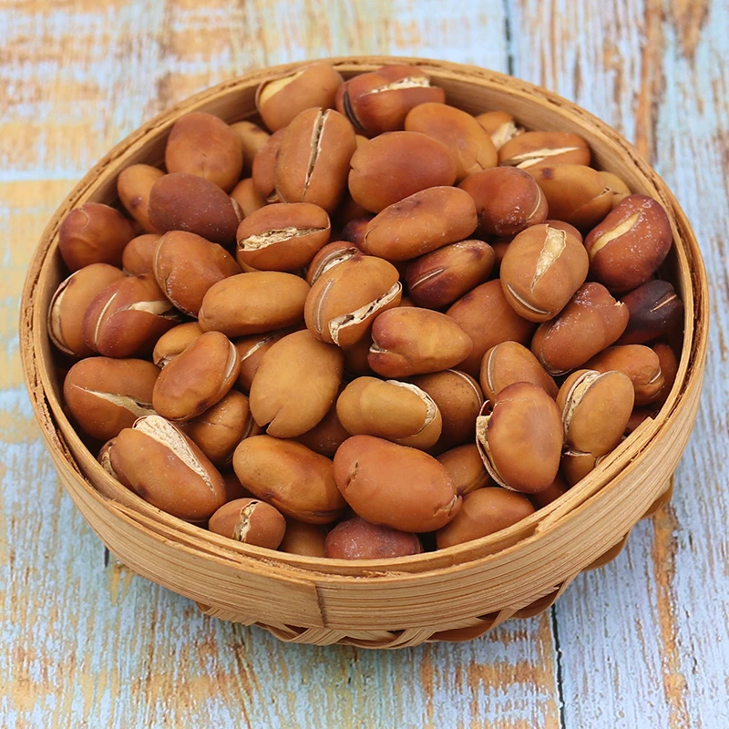 新货微咸蚕豆500g袋装传统炒货原味特产休闲解馋补零食炒胡豆小吃